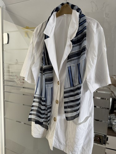 Schal fast neu leinen stil - schal,