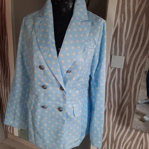 Sommerblazer hellblau mit - sommerblazer,,