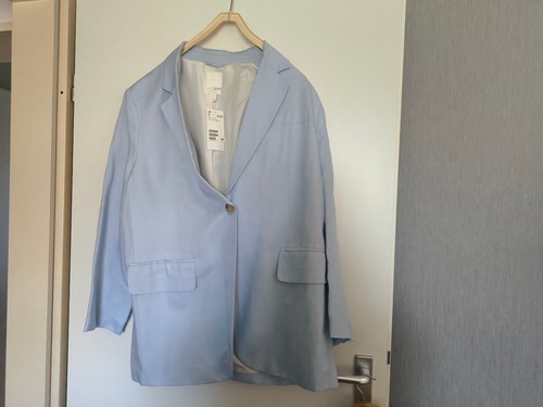 Sommerblazer hellblau damen - hellblau,