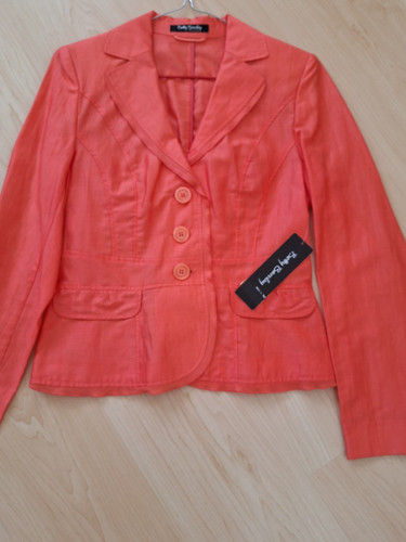 Neu damen leinen blazer betty - leinen,