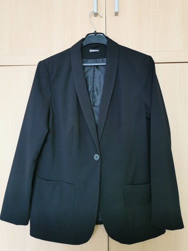 Schwarzer blazer schalkragen - blazer,,