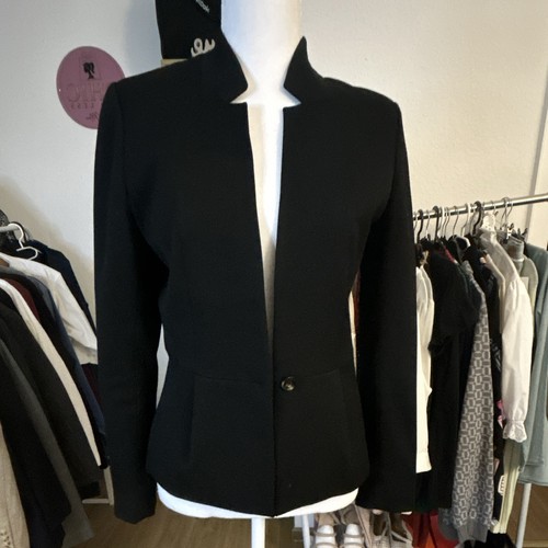 Damen blazer schwarz - schwarz, gr