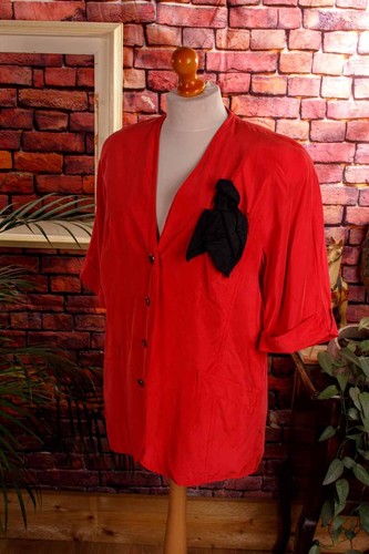 Vintage orig 80er - , seidenbluse