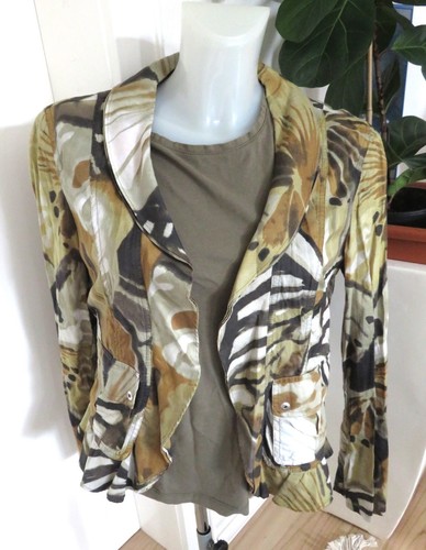 Marccain sommerblazer oliv leo - sommerblazer,