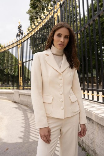 Kurz geschnittener blazer - geschnittener,