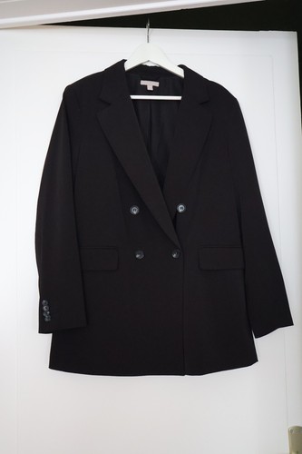Dicker blazer schwarz - h&m,