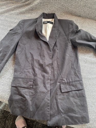 Zara damen blazer sakko grau - zara,